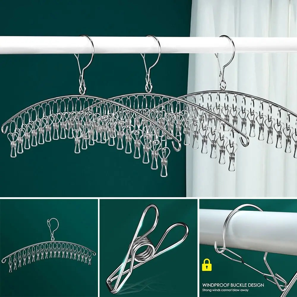 Sechoir A Linge Avec Pinces
