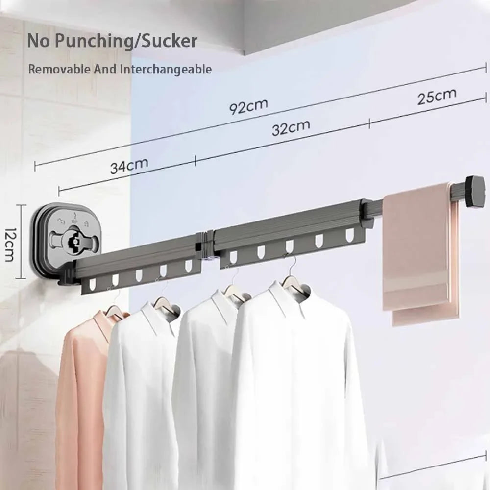 Sechoir Linge Mural