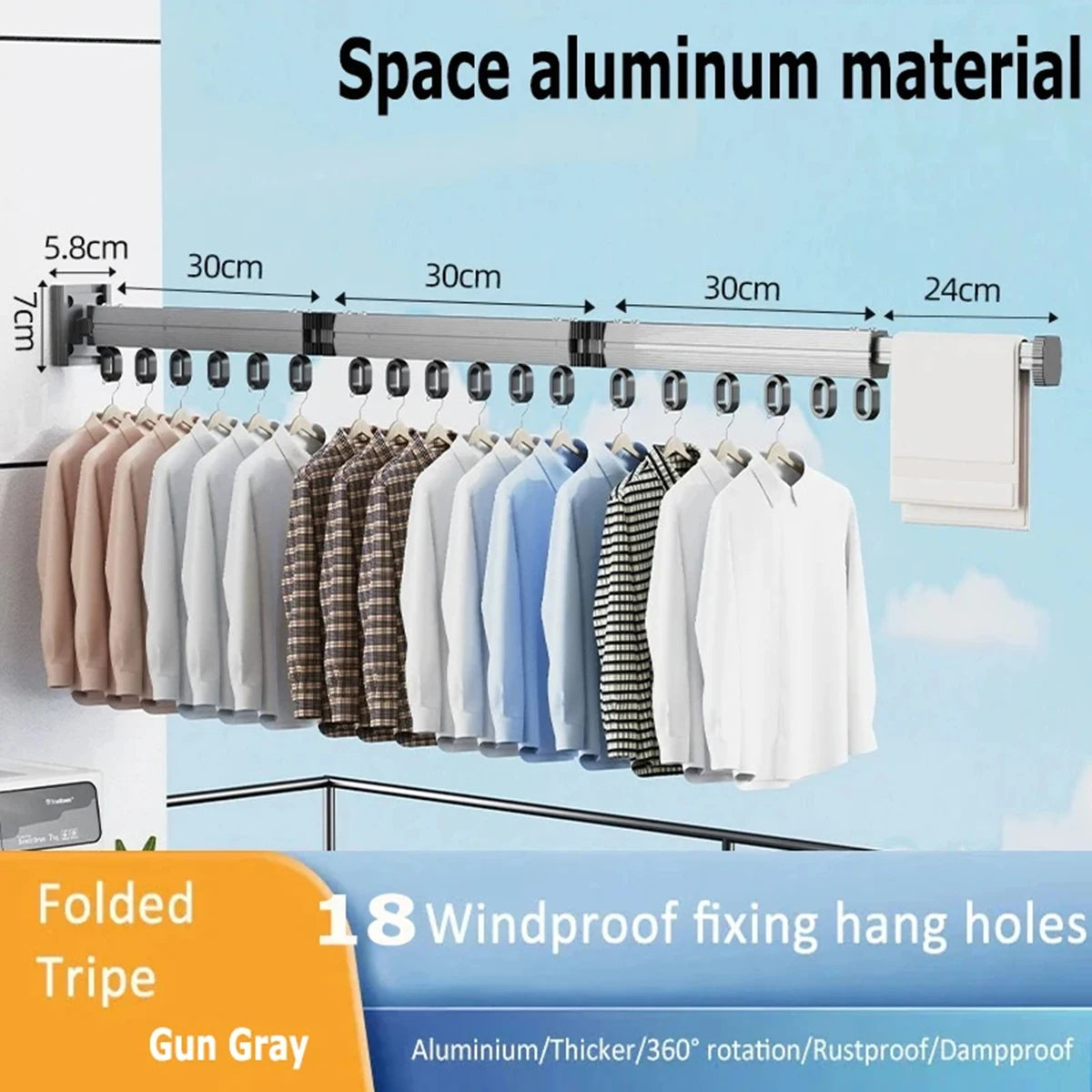 Sechoir A Linge Aluminium