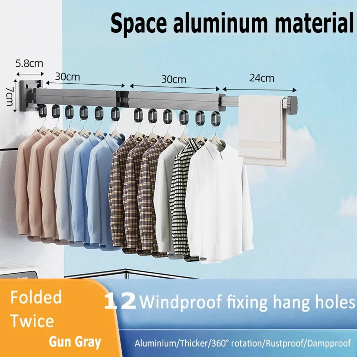 Sechoir A Linge Aluminium