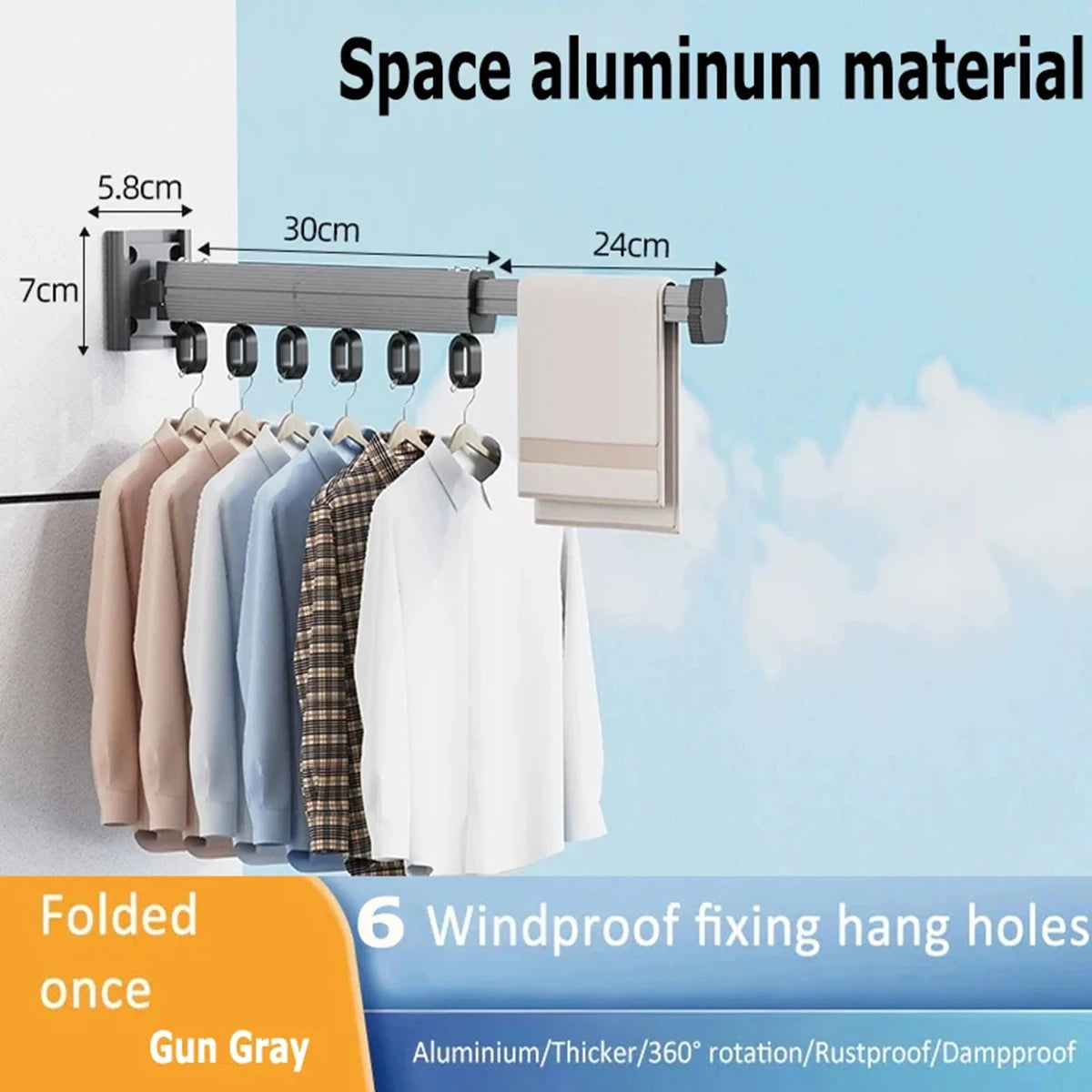Sechoir A Linge Aluminium