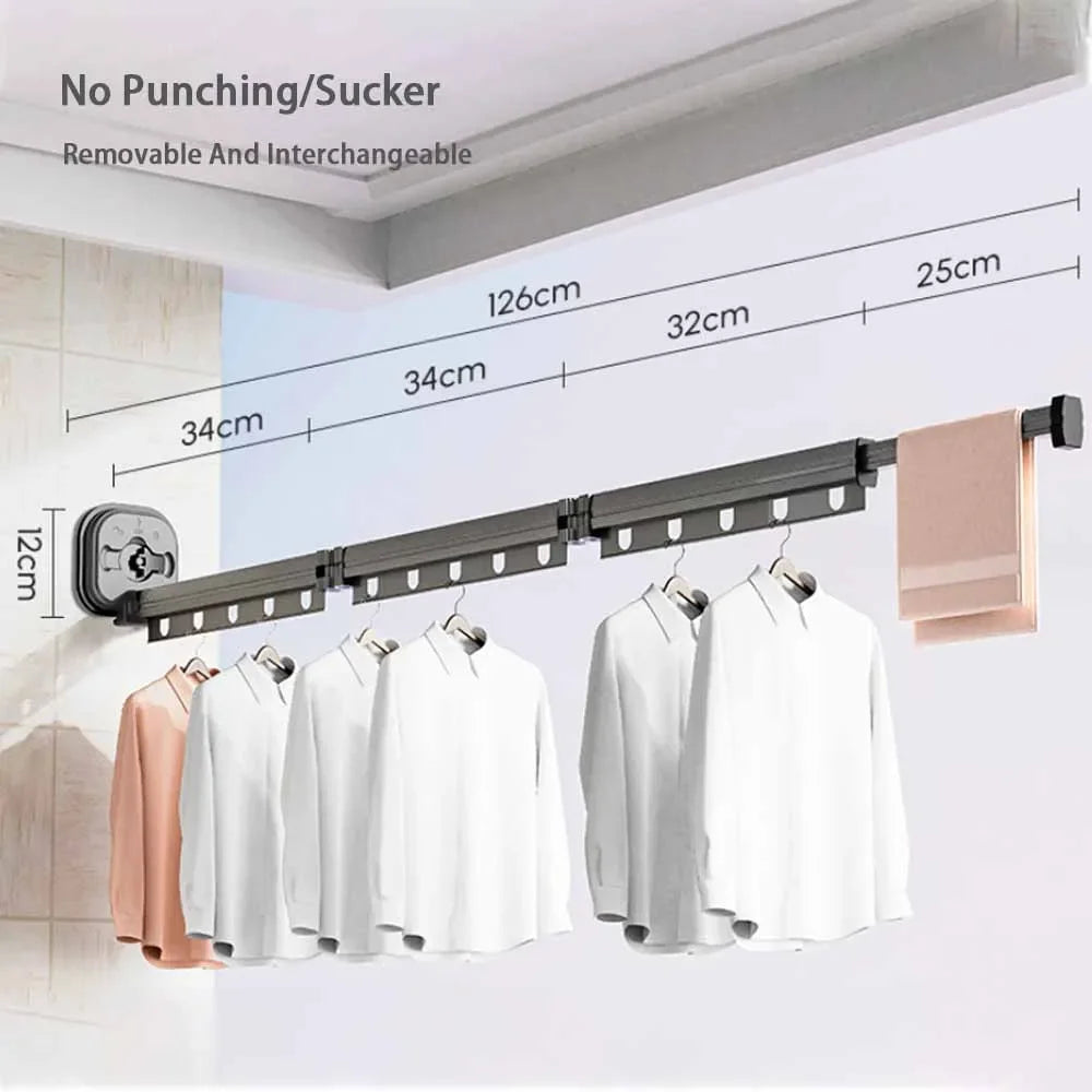 Sechoir Linge Mural