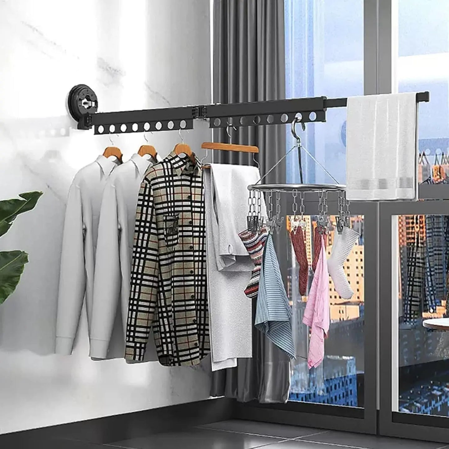 Sechoir Linge Ventouse