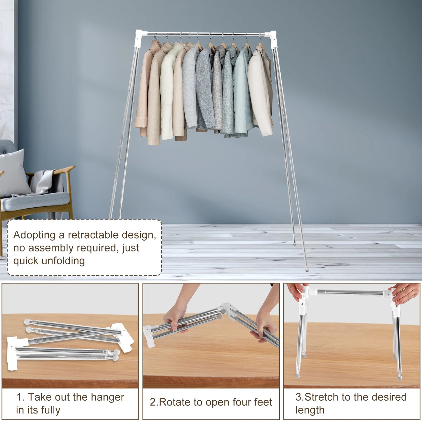 Sechoir A Linge Extensible