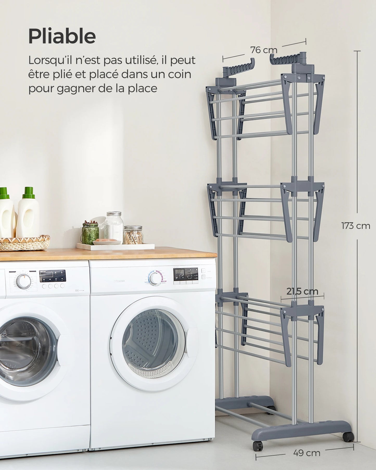 Sechoir A Linge Mobile